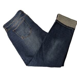 Women's Kut From The Kloth Distressed Catherine Cuffed Ankle Size 14